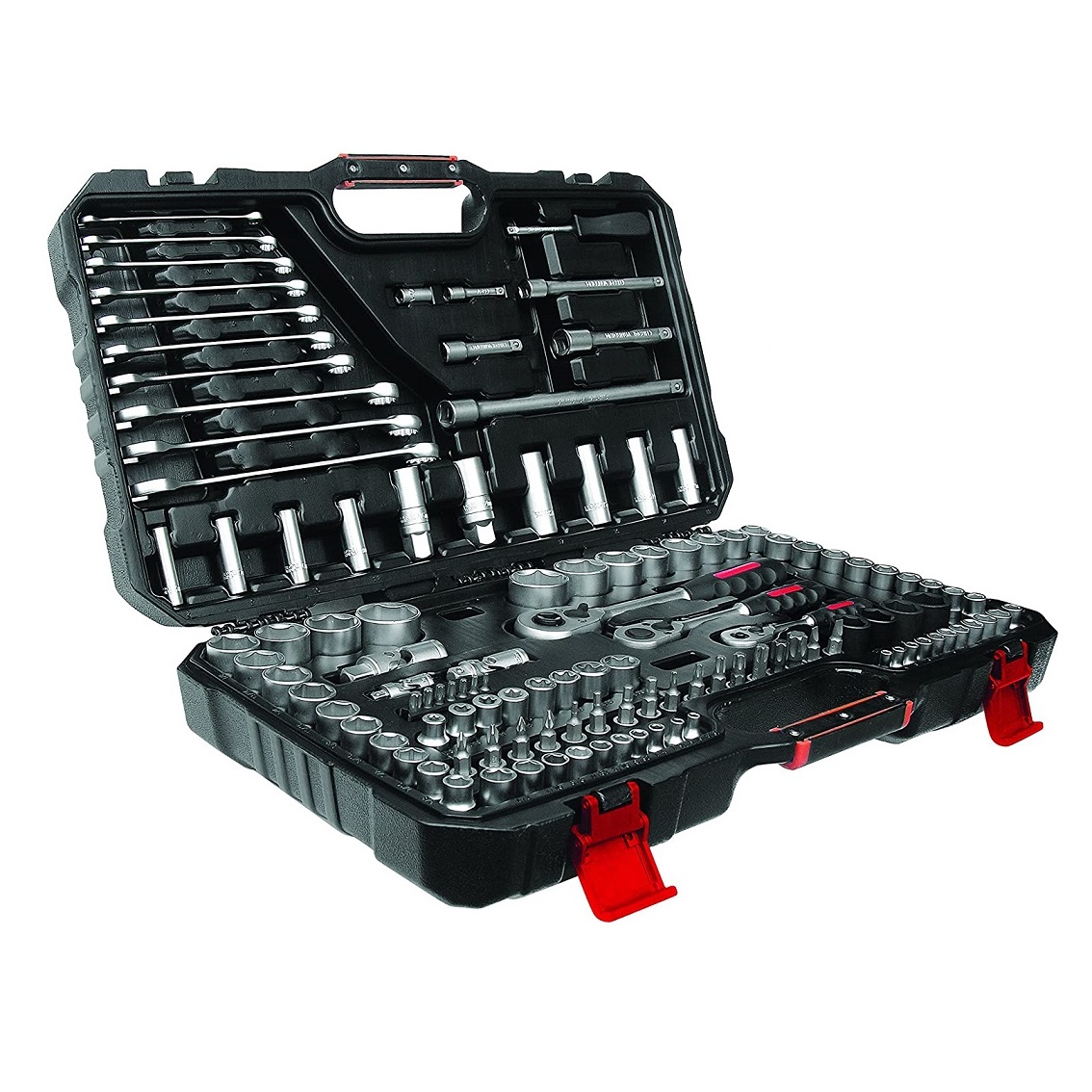 Dados de 8mm a 32 mm con encastre de 1/2″ y 1/4″ juego de 120 piezas STB0031